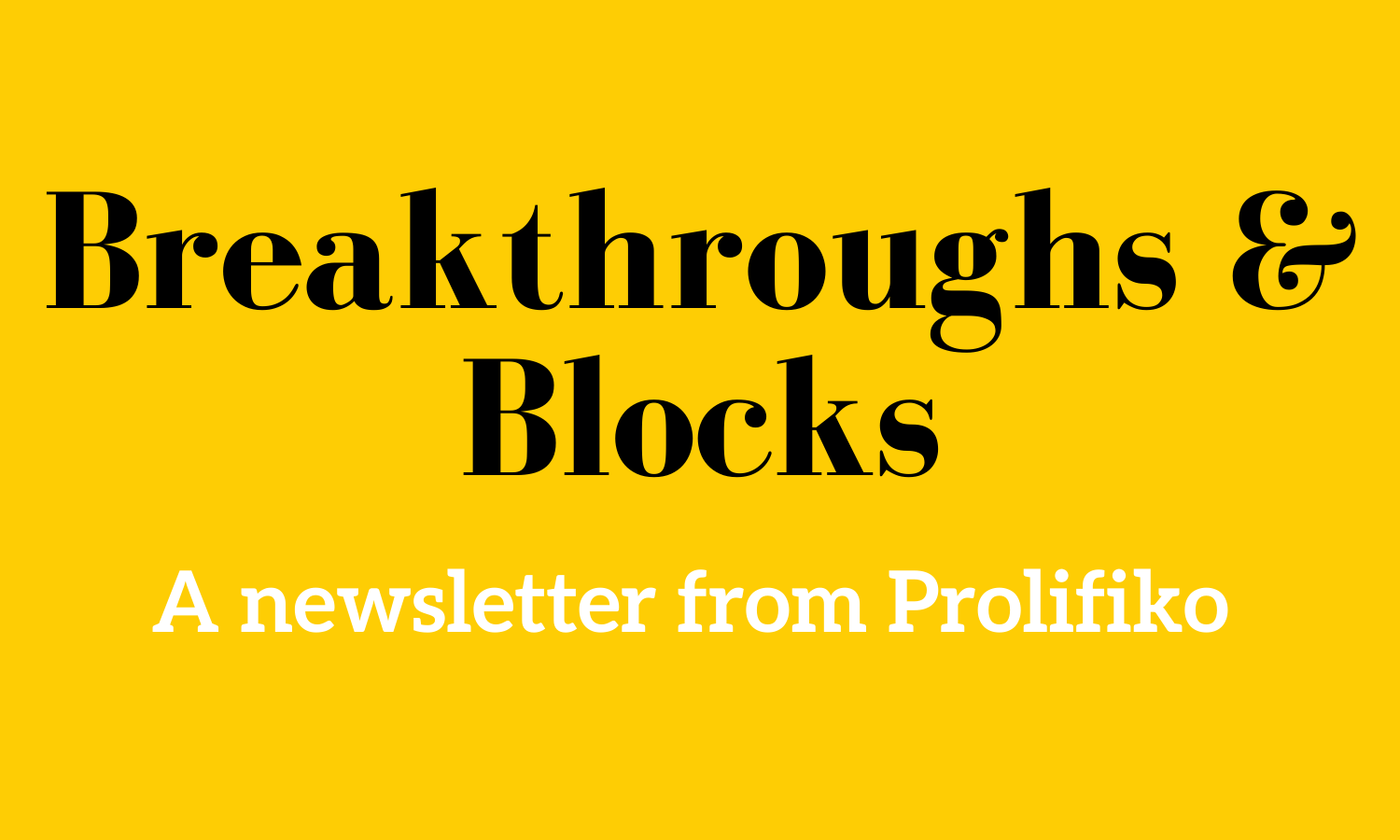 Breakthroughs & blocks logo